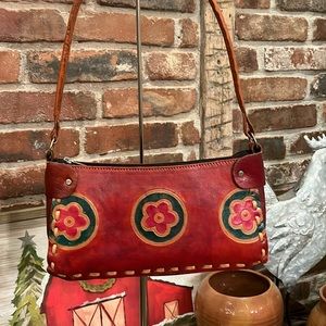 Boho Raw Leather Bag